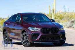 Bodykit für BMW X6 G06 2018-2022 X6M-Design Stoßstange Auspuff Endrohre-image-6107076