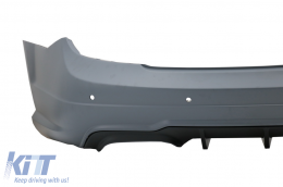 Bodykit für Mercedes C-Klasse C204 Coupe 2011-2015 C63 Design Stoßstange Seitenschweller-image-6086904