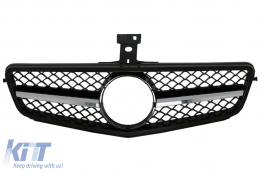 Bodykit für Mercedes C W204 2007-2015 MOPF C63 Design Kühlergrill Stoßstange Seitenschweller-image-6024827