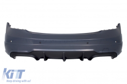 Bodykit für Mercedes C W204 2007-2015 MOPF C63 Design Rückleuchten Stoßstange Seitenschweller-image-6025078