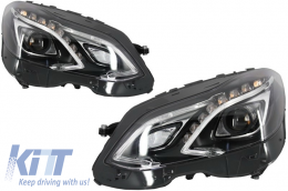 Bodykit für MERCEDES E W212 Facelift 13-16 E63 Look LED Scheinwerfer Rückleuchten-image-6070380