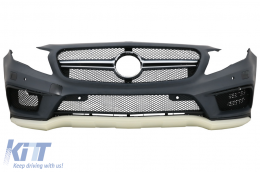 Bodykit für Mercedes GLA X156 2014-2016 Stoßstange Kühlergrill Endrohre Diffusor-image-6083121