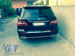 Bodykit für Mercedes ML-Klasse W166 12+ Stoßstange schalldämpfer ML63 Look-image-6065513