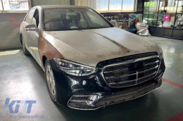 Bodykit für Mercedes S-Klasse W221 05-13 Umbau auf W223 S63 Design Stoßstange-image-6107079