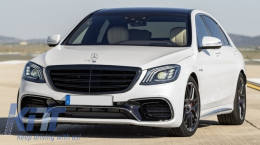 Bodykit für Mercedes S-Klasse W222 13-06.17 MOPF S63 Optik Rücklichter Dynamischer Stoßfänger-image-6040306