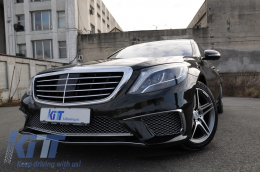 Bodykit für Mercedes S-Klasse W222 13–06.17 Stoßstangen Gitter S65 Look-image-6024362