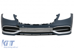 Bodykit für Mercedes S-Klasse W222 Facelift 13+ Stoßfänger Endrohre M Look-image-6057177