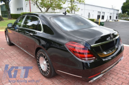 Bodykit für Mercedes S-Klasse W222 Facelift 13+ Stoßfänger Endrohre M Look-image-6057194