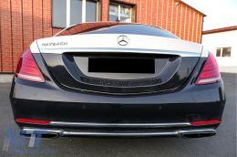 Bodykit für Mercedes S-Klasse W222 Facelift 13+ Stoßfänger Endrohre M Look-image-6074592