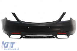 BodyKit für Mercedes S W222 13-06.17 MOPF S63 Look Stoßstange Kühlergrill Rücklichter-image-6103898