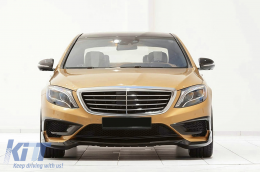 Bodykit für Mercedes S W222 Facelift 13-06.17 Stoßstange Auspuff S450 Look-image-6086070