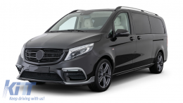 Bodykit für Mercedes V-Klasse W447 2014-03.2019 Stoßstange Seitengitter PDC-image-6083901