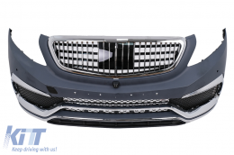 Bodykit für Mercedes V-Klasse W447 2014-03.2019 Luxusdesign Stoßstange Kühlergrill PDC-image-6102087