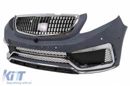 Bodykit für Mercedes V-Klasse W447 2014-03.2019 Luxusdesign Stoßstange Kühlergrill PDC-image-6102089