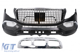 Bodykit für Mercedes V-Klasse W447 2014–2019 Stoßstange Kühlergrill Haube-image-6105112