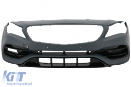 Bodykit für Mercedes W117 CLA 13-18 Facelift CLA45 Look Seitenschweller Auspuff-image-6088576