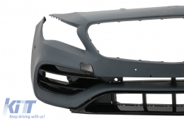 Bodykit für Mercedes W117 CLA 13-18 Facelift CLA45 Look Seitenschweller Auspuff-image-6088578