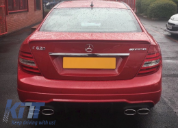 Bodykit für Mercedes W204 07-15 Facelift C63 Look Stoßstange LED Scheinwerfer-image-6010311