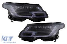 Bodykit für Range Rover Vogue L322 02-12 2022 Design Stoßstange Gitter Beleuchtung Haube-image-6102887