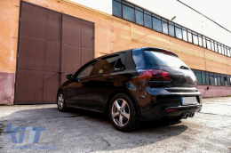 Bodykit für VW Golf 6 08-13 Hatchback R20 Look Stoßstange Kühlergrill LED Tagfahrlicht Seitenschweller-image-6106581