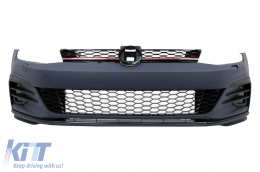 Bodykit für VW Golf 7 VII 2013-2017 7.5 GTI Design Stoßstange Kühlergrill Seitenschweller-image-6106405