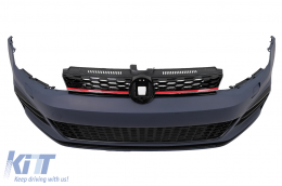 Bodykit für VW Golf 7 VII 2013-2017 7.5 GTI Design Stoßstange Kühlergrill Seitenschweller-image-6106407