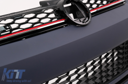 Bodykit für VW Golf 7 VII 2013-2017 7.5 GTI Design Stoßstange Kühlergrill Seitenschweller-image-6106410