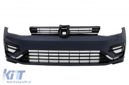 Bodykit für VW Golf 7 VII 2013-2017 7.5 R Design Stoßstange Kühlergrill Seitenschweller-image-6106427