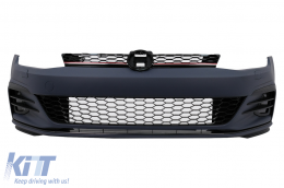 Bodykit für VW Golf 7.5 Facelift Hatchback 17-20 GTI Design Stoßstange Kühlergrill Seitenschweller-image-6106449