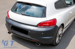 Bodykit für VW Scirocco Mk3 III 08-14 R-Look LED DRL Stoßstange Luftverteiler-image-6094727