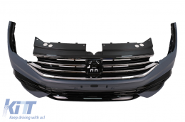 Bodykit für VW Tiguan 2 AD BW 16-19 Umbau 2021 R Look Kühlergrill Radkästen-image-6106667