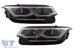 Bodykit für VW Tiguan 2 AD BW 16-19 Umbau 2021 R Look Kühlergrill Radkästen-image-6106702