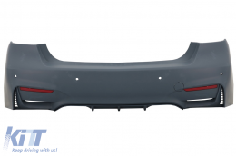 Bodykit Gitter Doppelt Streifen für BMW 3 F30 11-19 M3 CS Look Ohne Nebelscheinwerfer-image-6077561