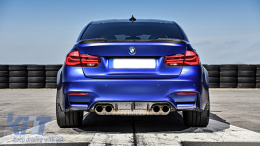 Bodykit Gitter Doppelt Streifen für BMW 3 F30 11-19 M3 CS Look Ohne Nebelscheinwerfer-image-6077574