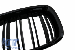 Bodykit Gitter Doppelt Streifen für BMW 3 F30 11-19 M3 CS Look Ohne Nebelscheinwerfer-image-6077579