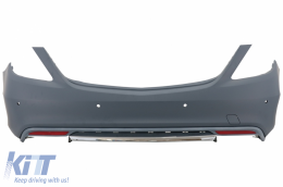 BodyKit pour Mercedes S W222 13-17 Échappement Silencieux Conseils Noir S63 Look-image-6039935