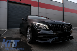 BodyKit pour Mercedes W117 CLA 13-18 Facelift CLA45Look Jupes Echappement Grille-image-6057775