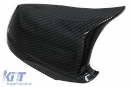 Bodykit Spoiler Lippe Spiegelabdeckungen für BMW 5 F10 Non LCI 2011-2014 M Look Kohlenstoff-image-6079172