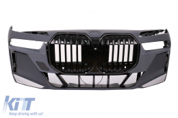 Bodykit Stoßstange für BMW 7er F01 08-15 Umbau G70-Look Scheinwerfer Haube-image-6107613