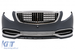 Bodykit Stoßstange für Mercedes V-Klasse W447 2014-03.2019 2020 Design Kühlergrill-image-6097517