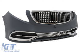 Bodykit Stoßstange für Mercedes V-Klasse W447 2014-03.2019 2020 Design Kühlergrill-image-6097518