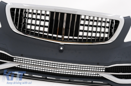 Bodykit Stoßstange für Mercedes V-Klasse W447 2014-03.2019 2020 Design Kühlergrill-image-6097519