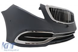 Bodykit Stoßstange für Mercedes V-Klasse W447 2014-03.2019 2020 Design Kühlergrill-image-6097520