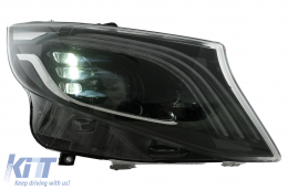 Bodykit Stoßstange für Mercedes Vito Viano W639 Facelift 10-2014 Kühlergrill Scheinwerfer-image-6107874