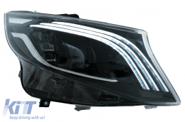 Bodykit Stoßstange für Mercedes Vito Viano W639 Facelift 10-2014 Kühlergrill Scheinwerfer-image-6107881