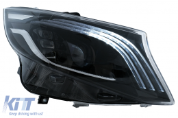 Bodykit Stoßstange für Mercedes Vito Viano W639 Facelift 10-2014 Kühlergrill Scheinwerfer-image-6107883