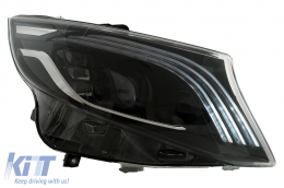 Bodykit Stoßstange für Mercedes Vito Viano W639 Facelift 10-2014 Kühlergrill Scheinwerfer-image-6107884