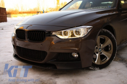 BodyKit Stoßstange PDC für BMW 5er F30 11+ M Sport Look Diffusor Einzelauspuff-image-6016203