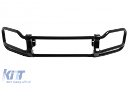 BullBar acciaio Inox per Mercedes G Facelift W463 W464 G63 18+ nero lucido-image-6097319