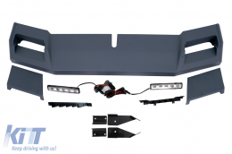 BullBar & LED Spoiler Tetto Anteriore per Mercedes G W463 89-18 G63 G65 6x6 Look-image-6060342